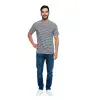 Ellesse Carten T-Shirt Ριγέ – Ανδρική Μπλούζα