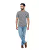 Ellesse Carten T-Shirt Ριγέ – Ανδρική Μπλούζα