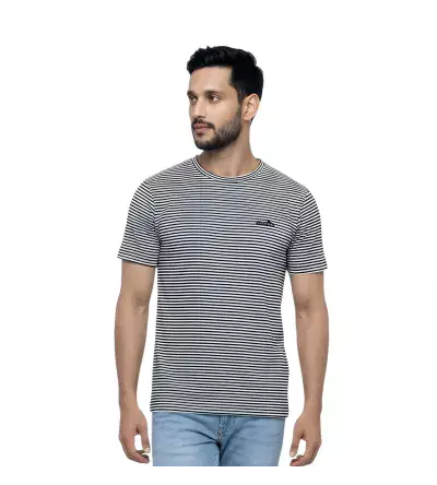Ellesse Carten T-Shirt Ριγέ – Ανδρική Μπλούζα
