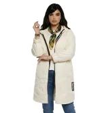 Γυναικείο Ανοιξιάτικο Λεπτό Oversize Καπιτονέ Μπουφάν Μακρύ