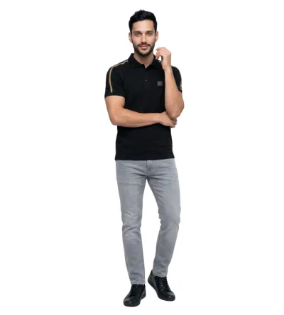 MRT Martini Ανδρική Μπλούζα Πόλο με Σχέδιο