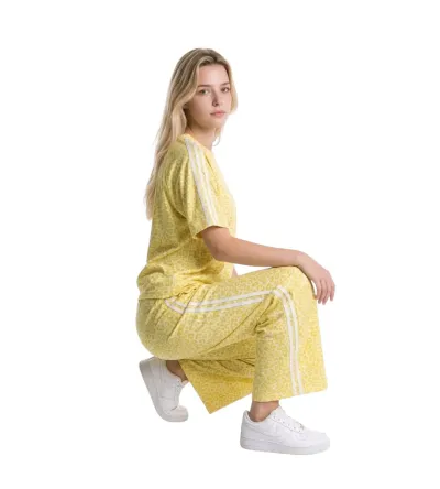 Σετ Γυναικείο Λεοπάρ με Ρίγες στο Πλάι