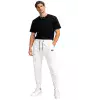 Vinyl Λευκό Παντελόνι Φόρμας Cotton Regular Fit | Core Sweatpants