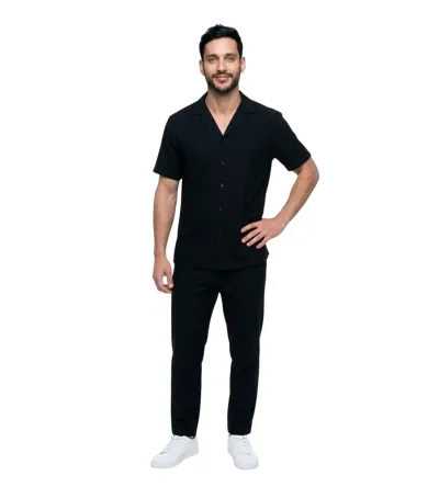 Ανδρικό Σετ Πουκάμισο με Παντελόνι | Κομψό Outfit