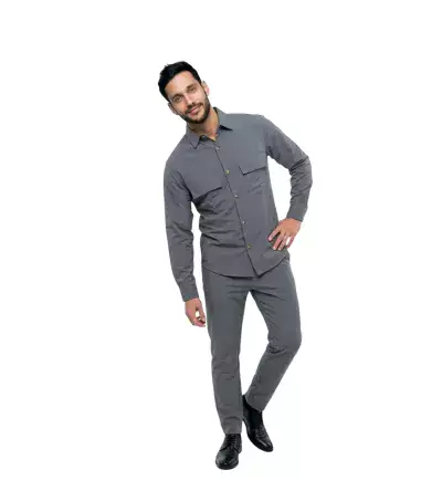 Ανδρικό Σετ Πουκάμισο με Παντελόνι | Κομψό Outfit
