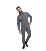 Ανδρικό Σετ Πουκάμισο με Παντελόνι | Κομψό Outfit