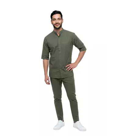 Ανδρικό Σετ Πουκάμισο με Παντελόνι | Κομψό Outfit