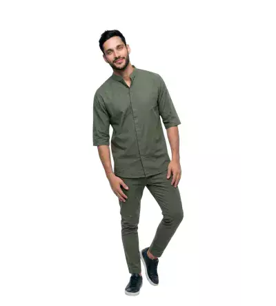 Ανδρικό Σετ Πουκάμισο με Παντελόνι | Κομψό Outfit