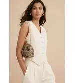 Τσάντα Λεοπάρ με Αλυσίδα | Animal Print Γυναικεία Τσάντα