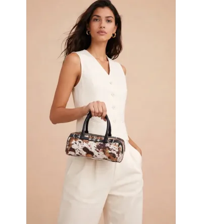 Μικρό Τσαντάκι Animal Print με Λουρί | Γυναικεία Τσάντα