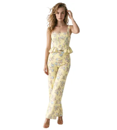 Γυναικείο Φλοράλ Σετ με Τοπάκι | Καλοκαιρινό Outfit