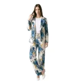 Γυναικείο Φλοράλ Κουστούμι Σετ | Σακάκι & Παντελόνι Regular Fit