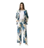 Γυναικείο Φλοράλ Κουστούμι Σετ | Σακάκι & Παντελόνι Regular Fit