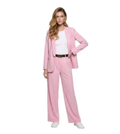 Γυναικείο Ριγέ Oversized Κουστούμι Σετ | Σακάκι & Παντελόνι