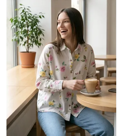 Γυναικείο Φλοράλ Πουκάμισο | Κομψό Floral Shirt