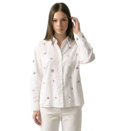 Γυναικείο Πουκάμισο με Στρας | Λαμπερό & Κομψό Shirt