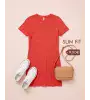 Κοντό Μακό Φόρεμα Slim Fit One Size | Γυναικείο Φόρεμα