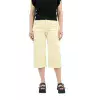 Γυναικείο Τζιν Παντελόνι 3/4 Απαλό Κίτρινο | Denim Capri