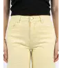 Γυναικείο Τζιν Παντελόνι 3/4 Απαλό Κίτρινο | Denim Capri