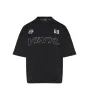 Vinyl Flow District Μαύρο T-Shirt Oversized Fit Ανδρικό