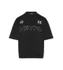 Vinyl Flow District Μαύρο T-Shirt Oversized Fit Ανδρικό