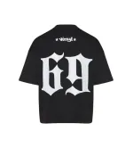 Vinyl Flow District Μαύρο T-Shirt Oversized Fit Ανδρικό