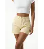 Γυναικείο Κίτρινο Τζιν Σορτσάκι με Στρας | Denim Shorts