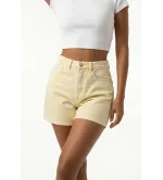 Γυναικείο Κίτρινο Τζιν Σορτσάκι με Στρας | Denim Shorts
