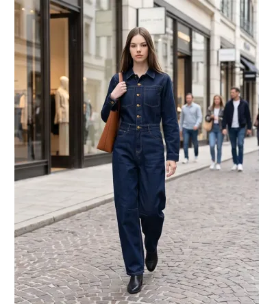 Γυναικεία Τζιν Ολόσωμη Φόρμα Denim | Jumpsuit