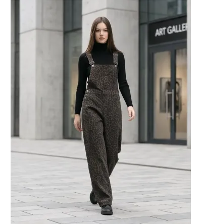 Γυναικεία Τζιν Σαλοπέτα Animal Print | Denim