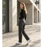Γυναικείο Τζιν Animal Print με Στρας | Denim Jeans