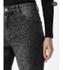 Γυναικείο Τζιν Animal Print με Στρας | Denim Jeans