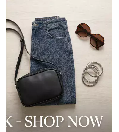 Γυναικείο Τζιν Animal Print Balloon Fit | Jeans