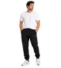 Vinyl Basic Sweatpants Black Ανδρικό Παντελόνι Φόρμας