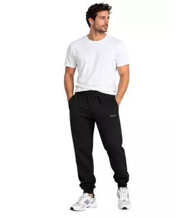 Vinyl Basic Sweatpants Black Ανδρικό Παντελόνι Φόρμας