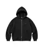 Vinyl Graphic Zipped Hoodie Black Ανδρική Ζακέτα