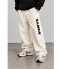 Vinyl Classic Printed Pants White Ανδρικό Παντελόνι Φόρμας