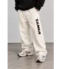 Vinyl Classic Printed Pants White Ανδρικό Παντελόνι Φόρμας