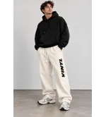 Vinyl Classic Printed Pants White Ανδρικό Παντελόνι Φόρμας