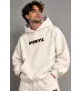 Vinyl Classic Printed Hoodie White Ανδρικό Φούτερ