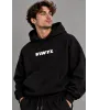 Vinyl Classic Printed Hoodie Black Ανδρικό Φούτερ