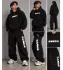 Vinyl Classic Printed Hoodie Black Ανδρικό Φούτερ