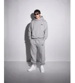 Vinyl Modern Basic Sweatpants Grey Melange Ανδρική Φόρμα