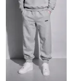 Vinyl Modern Basic Sweatpants Grey Melange Ανδρική Φόρμα