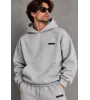 Vinyl Modern Basic Hoodie Grey Melange Ανδρικό Φούτερ
