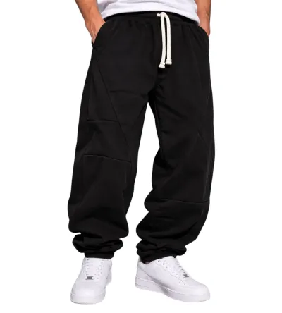 Ανδρικό Παντελόνι Φόρμας Baggy με Λάστιχο Κάτω