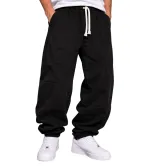 Ανδρικό Παντελόνι Φόρμας Baggy με Λάστιχο Κάτω