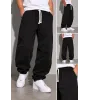Ανδρικό Παντελόνι Φόρμας Baggy με Λάστιχο Κάτω