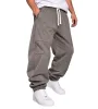 Ανδρικό Παντελόνι Φόρμας Baggy με Λάστιχο Κάτω