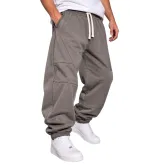 Ανδρικό Παντελόνι Φόρμας Baggy με Λάστιχο Κάτω